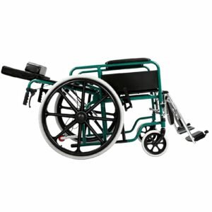 Full-reclining High-back Steel Wheelchair featuring manual wheelchair and folding wheelchair; suited to paralysis