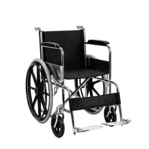 Multi-option Folding Steel Mobility Wheelchair featuring manual wheelchair; suited to older adults