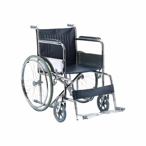 Steel Folding Manual Rehabilitation Wheelchair featuring manual wheelchair and folding wheelchair; suited to home mobility