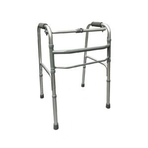 100 kg Folding Double-H Walker with Optional 5-inch Front Wheels featuring 100 kg double h walker; suited to Key functions and design features include. | Lightweight walking aids view of 100 kg Folding Double-H Walker with Optional 5-inch Front Wheels