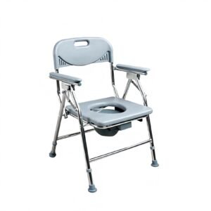 Aluminum Folding Commode Chair featuring aluminum commode chair and lightweight commode chair; suited to suitable beside a bed