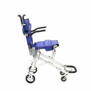 Ultra-light Folding Hemiplegia Transit Wheelchair featuring manual wheelchair and folding wheelchair; suited to home movement