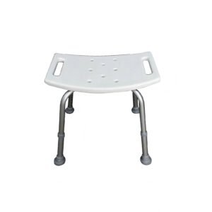 Lightweight Five-height Aluminum Shower Stool featuring lightweight shower stool; suited to suitable for home bathrooms