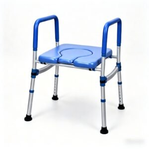 Assisted Anti-slip Chair featuring aluminum commode chair and lightweight commode chair; suited to suitable as a commode
