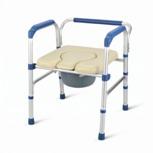 Assisted Portable Commode featuring aluminum commode chair and lightweight commode chair; suited to suitable for age-friendly homes