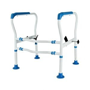 100 kg Adjustable Toilet Safety Frame with Rotating Clamps featuring 100 kg toilet safety frame; suited to Key functions and design features include. | Handicap toilet safety rails view of 100 kg Adjustable Toilet Safety Frame with Rotating Clamps