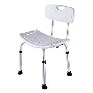 150 kg Backrest Shower Chair with 100 mm Vacuum Feet featuring 100 mm vacuum foot bath seat; suited to Key functions and design features include. | Shower chair for senior view of 150 kg Backrest Shower Chair with 100 mm Vacuum Feet