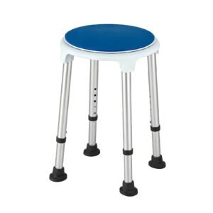 136 kg 360° Swivel Shower Stool featuring 136 kg rotating bath seat and adjustable bathroom stool; suited to Key functions and design features include. | Elderly shower chair view of 136 kg 360° Swivel Shower Stool