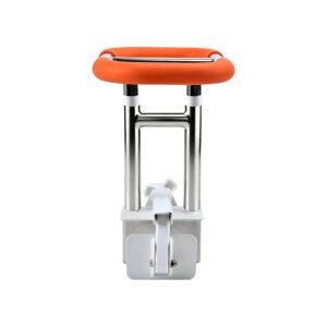 Clamp-on Stainless-steel Bathtub Safety Rail featuring stainless bathtub safety rail; suited to entry and exit support at compatible. | Shower bathtub grab bars view of Clamp-on Stainless-steel Bathtub Safety Rail