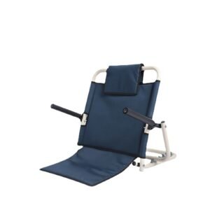 Five-position Folding Bed Backrest with Armrests featuring folding patient backrest; suited to home-care beds