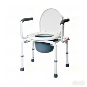 Carbon Steel Commode Chair featuring commode chair steel and lightweight commode chair; suited to suitable beside a bed