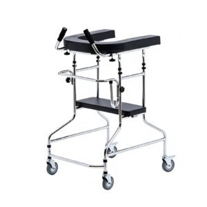 100 kg Carbon-steel Stroke and Hemiplegia Gait Trainer featuring 100 kg stroke gait trainer; suited to Key functions and design features include. | Rollator and transport chair view of 100 kg Carbon-steel Stroke and Hemiplegia Gait Trainer