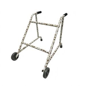 100 kg Lightweight Pediatric Training Walker with Front Wheels featuring 100 kg pediatric walker; suited to Key functions and design features include. | Two Wheeled Walkers view of 100 kg Lightweight Pediatric Training Walker with Front Wheels