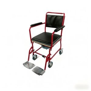 Detachable Leg Rest Commode Chair featuring aluminum commode chair and lightweight commode chair; suited to suitable for bedside toileting
