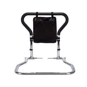 Fold-down Flat-tube Bed Assist Rail featuring bed safety rail and bedside assist handle; suited to home elder care