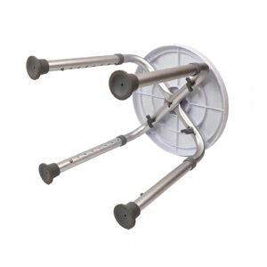 100 kg 360-degree Rotating Round Shower Stool with Eight Heights featuring 100 kg rotating shower stool; suited to Key functions and design features. | Adjustable Non slip Round Shower Stool view of 100 kg 360-degree Rotating Round Shower Stool with Eight Heights