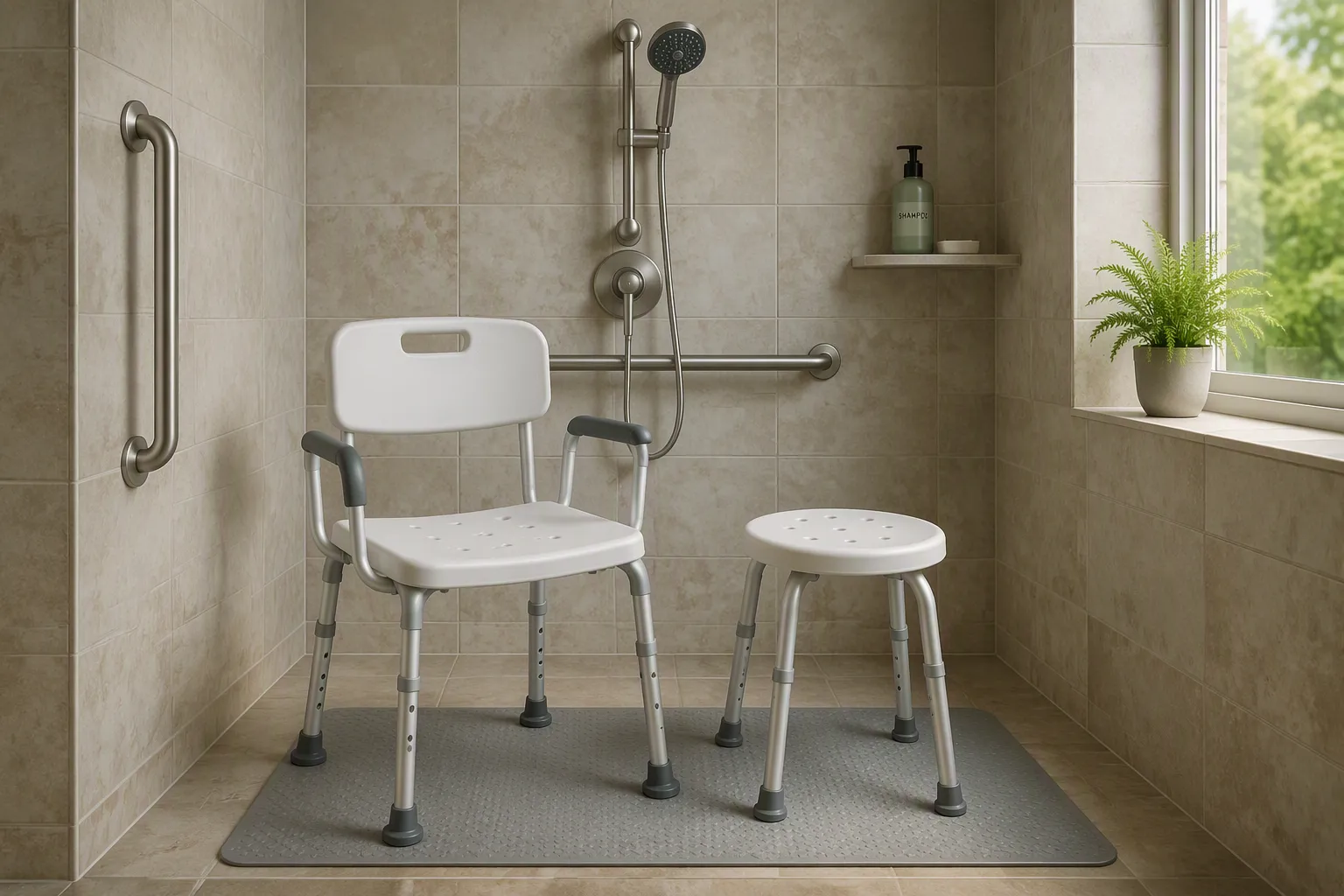 Shower Chair vs. Shower Stool: What Is the Difference and Which Is Safer?