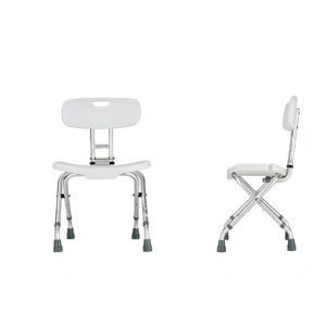 100 kg Folding Backrest Shower Chair featuring 100 kg bath seat and x brace bathroom chair; suited to Key functions and design features include. | Shower chair with back view of 100 kg Folding Backrest Shower Chair