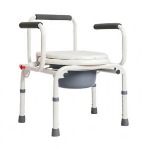 Foldable Commode Chair featuring commode chair steel and lightweight commode chair; suited to suitable beside a bed