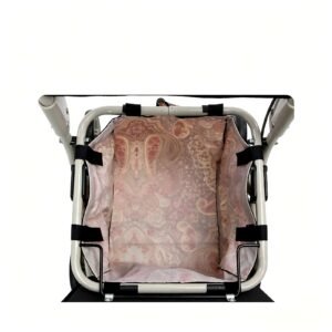 100 kg Folding Steel Rollator with Seat and Shopping Bag featuring 100 kg steel rollator; suited to Key functions and design features include. | Foldable Rollators view of 100 kg Folding Steel Rollator with Seat and Shopping Bag