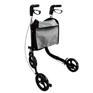 120 kg Folding Three-wheel Shopping Walker featuring 120 kg three wheel walker; suited to Key functions and design features include. | Lightweight rollators view of 120 kg Folding Three-wheel Shopping Walker