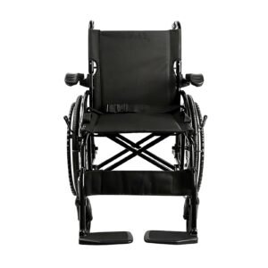 Lightweight Folding Self-propelled Wheelchair featuring manual wheelchair and folding wheelchair; suited to home elder care