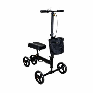 136 kg Four-wheel Knee Walker Family with 6 L Bag featuring 20 cm wheel knee scooter; suited to Key functions and design features include. | Adjustable height rollator walker view of 136 kg Four-wheel Knee Walker Family with 6 L Bag