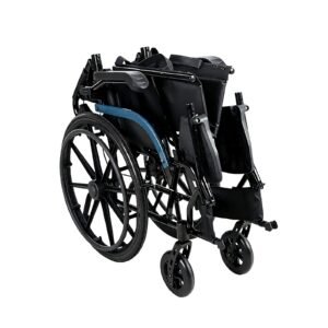 Ergonomic Folding Aluminum Functional Wheelchair featuring manual wheelchair and folding wheelchair; suited to home elder care