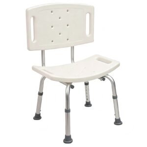 100 kg Lightweight Five-height Shower Chair featuring 100 kg shower chair and lightweight bath seat; suited to Key functions and design features include. | Aluminum shower chair view of 100 kg Lightweight Five-height Shower Chair