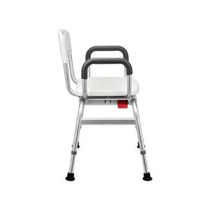 360-degree Rotating Shower Chair with Eight Locking Positions featuring 360 rotating shower chair; suited to Key functions and design features include. | Aluminum shower chair view of 360-degree Rotating Shower Chair with Eight Locking Positions