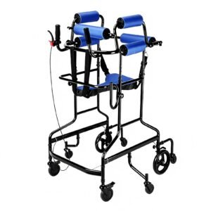 Eight-wheel Adult Hemiplegia Rehabilitation Gait Trainer featuring adult hemiplegia gait trainer; suited to home hemiplegia gait training