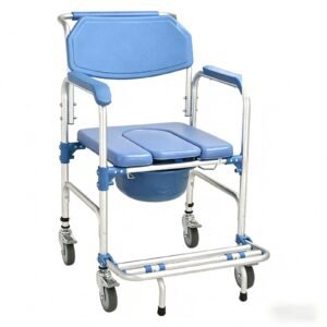 Home Portable Commode Chair featuring aluminum commode chair and lightweight commode chair; suited to suitable for bedside toileting