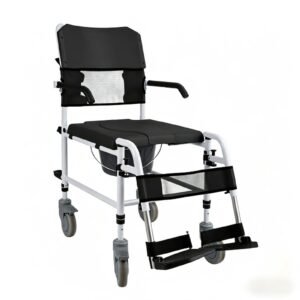 Installation-free Portable Commode Chair featuring aluminum commode chair; suited to suitable for homes