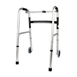 180 kg Folding Single-curved Aluminum Walker – Multiple Configurations featuring 180 kg folding walker; suited to Key functions and design features. | Portable Walking Assist Handrail view of 180 kg Folding Single-curved Aluminum Walker – Multiple Configurations