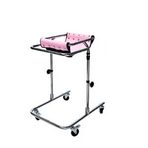 Pediatric Rehabilitation Gait Trainer with Castors featuring pediatric gait trainer; suited to supported standing and daily movement at. | Hemiplegic Child Rehab Walker view of Pediatric Rehabilitation Gait Trainer with Castors