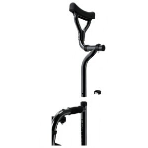Two-in-one Axillary-support Walker with Flip-up Seat featuring adjustable 111 144 cm rehabilitation aid; suited to lower-limb fracture recovery. | Lightweight walker with wheels view of Two-in-one Axillary-support Walker with Flip-up Seat