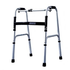Medical Folding Aluminum Walker with Four Configuration Options featuring medical aluminum walker; suited to early- or late-stage rehabilitation