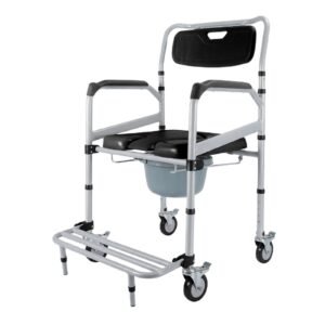 Medical Portable Commode Chair featuring aluminum commode chair and commode chair for elderly; suited to suitable for nursing homes