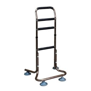 Mobile Height-adjustable Aluminum Standing Aid featuring portable standing aid; suited to bedrooms