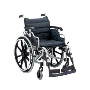 Quick-release Multi-function Aluminum Wheelchair featuring manual wheelchair and folding wheelchair; suited to home elder care