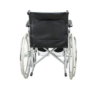 Adjustable Detachable-leg-rest Manual Wheelchair featuring folding wheelchair and mobility aid; suited to lower-limb disability
