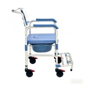 Non-slip Folding Toilet Stool featuring aluminum commode chair and lightweight commode chair; suited to suitable for bedrooms
