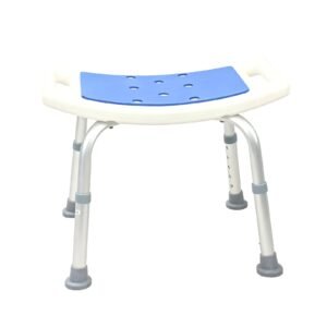 Five-height EVA Anti-slip Shower Chair featuring eva shower chair and hdpe bath seat; suited to suitable for home bathrooms