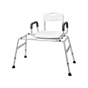 360° Sliding Swivel Bathtub Transfer Chair featuring swivel bathtub chair and sliding shower chair; suited to Key functions and design features include. | Shower chair for bathtub view of 360° Sliding Swivel Bathtub Transfer Chair