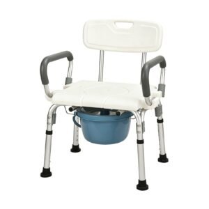 150 kg Indoor-outdoor Shower and Commode Chair featuring outdoor shower commode; suited to Key functions and design features include. | Aluminum shower chair view of 150 kg Indoor-outdoor Shower and Commode Chair