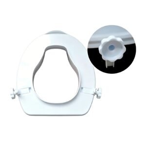 180 kg Soft TPR Raised Toilet Seat Cushion featuring soft raised toilet seat and tpr toilet cushion; suited to Key functions and design features include. | Raised Toilet Seat Cushion highlighting soft raised toilet seat and tpr toilet cushion; suited to Key functions and design features include. | Raised toilet seat with lid view of 180 kg Soft TPR Raised Toilet Seat Cushion