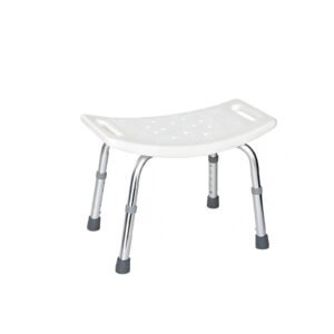100 kg Portable Five-height Shower Stool featuring adjustable bath seat and 100 kg shower chair; suited to Key functions and design features include. | Basic shower chair view of 100 kg Portable Five-height Shower Stool