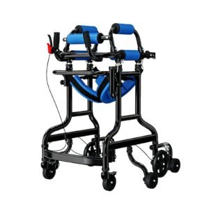 Eight-wheel Postoperative Rehabilitation Walker featuring eight wheel gait trainer; suited to standing exercises and gait training in. | 4 Wheel Rollator view of Eight-wheel Postoperative Rehabilitation Walker