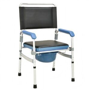 Rehab Anti-slip Commode featuring aluminum commode chair and lightweight commode chair; suited to suitable as a commode