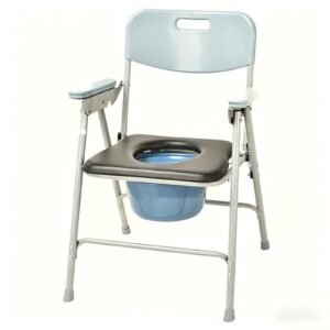 Rehab Indoor Commode Chair featuring commode chair steel and lightweight commode chair; suited to suitable beside a bed